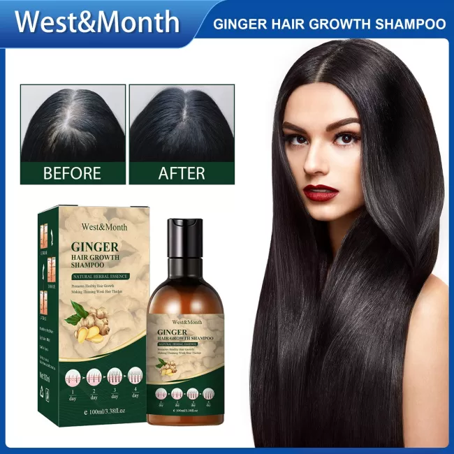 West Month Ginger Hair Growth Shampoo