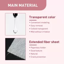 West&Month Nail Fiber Extender Glue Gel Set