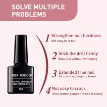 West&Month Nail Fiber Extender Glue Gel Set
