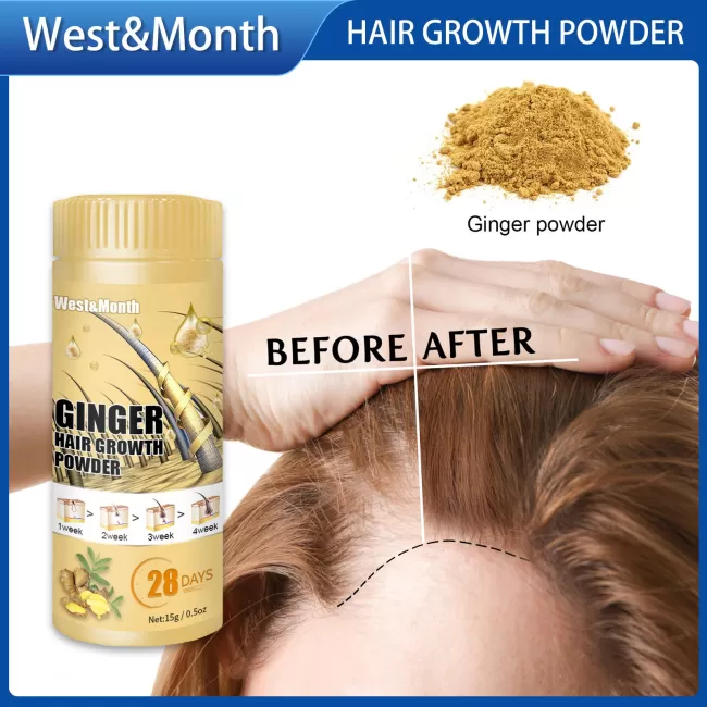 West&Month Ginger Growth Hair Powder