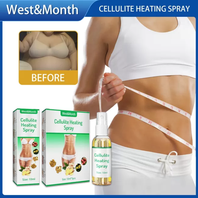 West Month Cellulite Heating Fat Burning Spray
