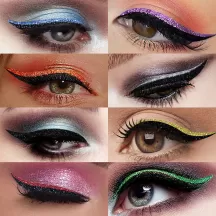 West&Month Colorful Eyeliner Stickers