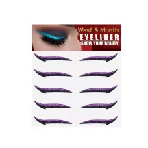 West&Month Colorful Eyeliner Stickers