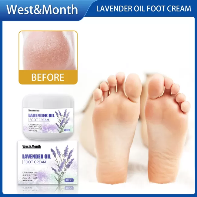 West&Month Lavender Oil Anti-dry Skin Cream -100g