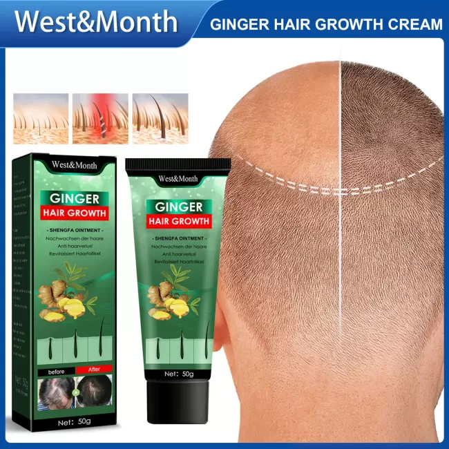 West&Month Ginger Hair Growth Cream Hair