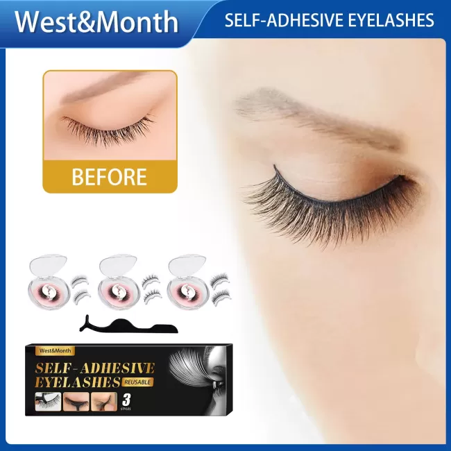 West&Month Self-adhesive Eyelashes