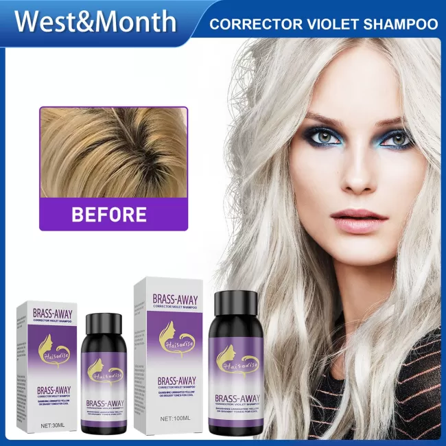 West Month Brass-Away Corrector Violet Shampoo