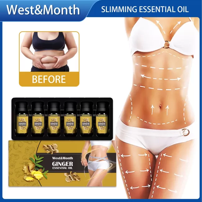 West&Month Natural Ginger Body Shaping Oil