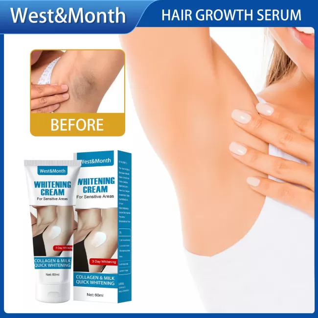 West&Month Underarm Whitening Cream For Sensitive Areas