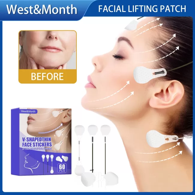 West&Month V-Shapedthin Face Stickers