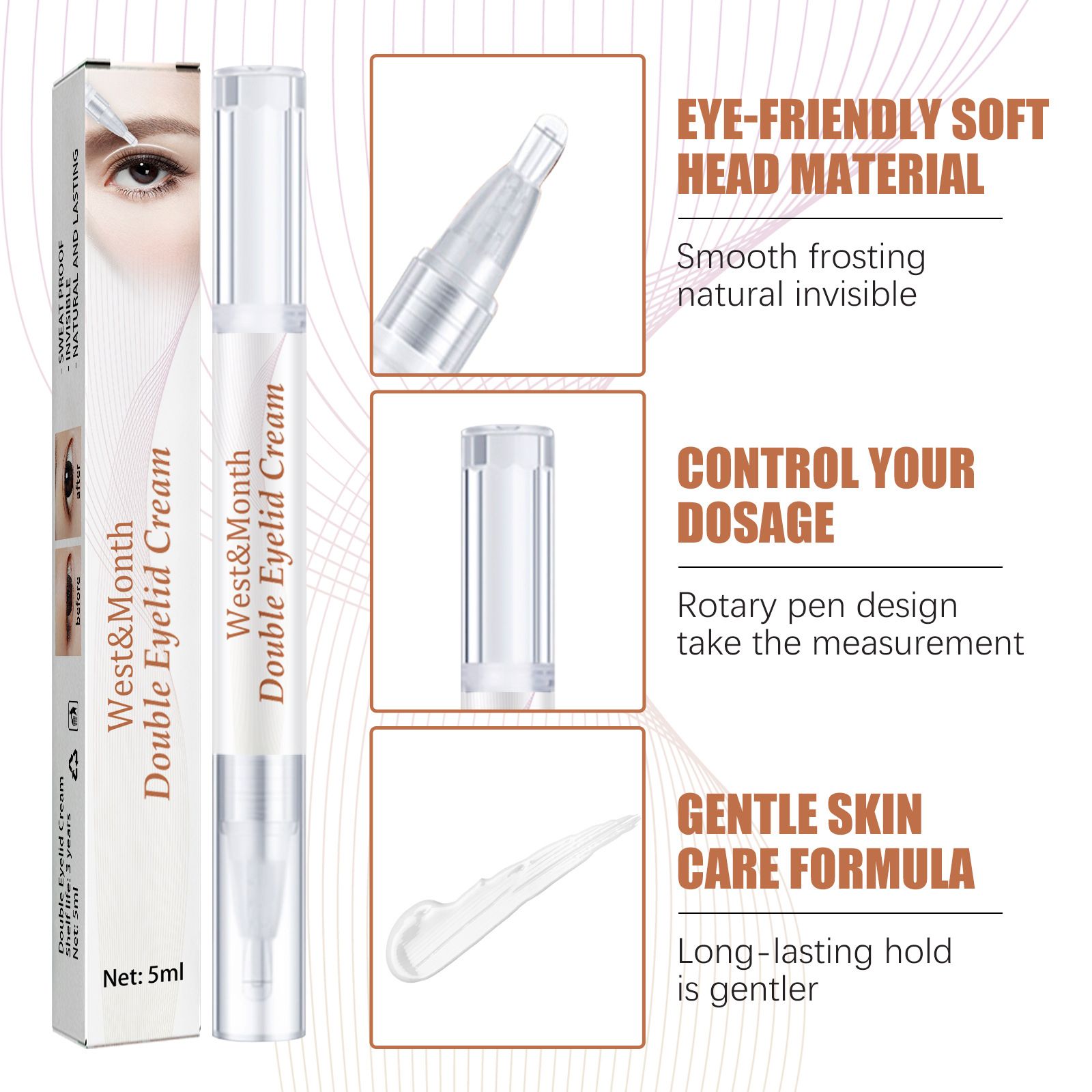 West&Month Double Eyelid Cream 2