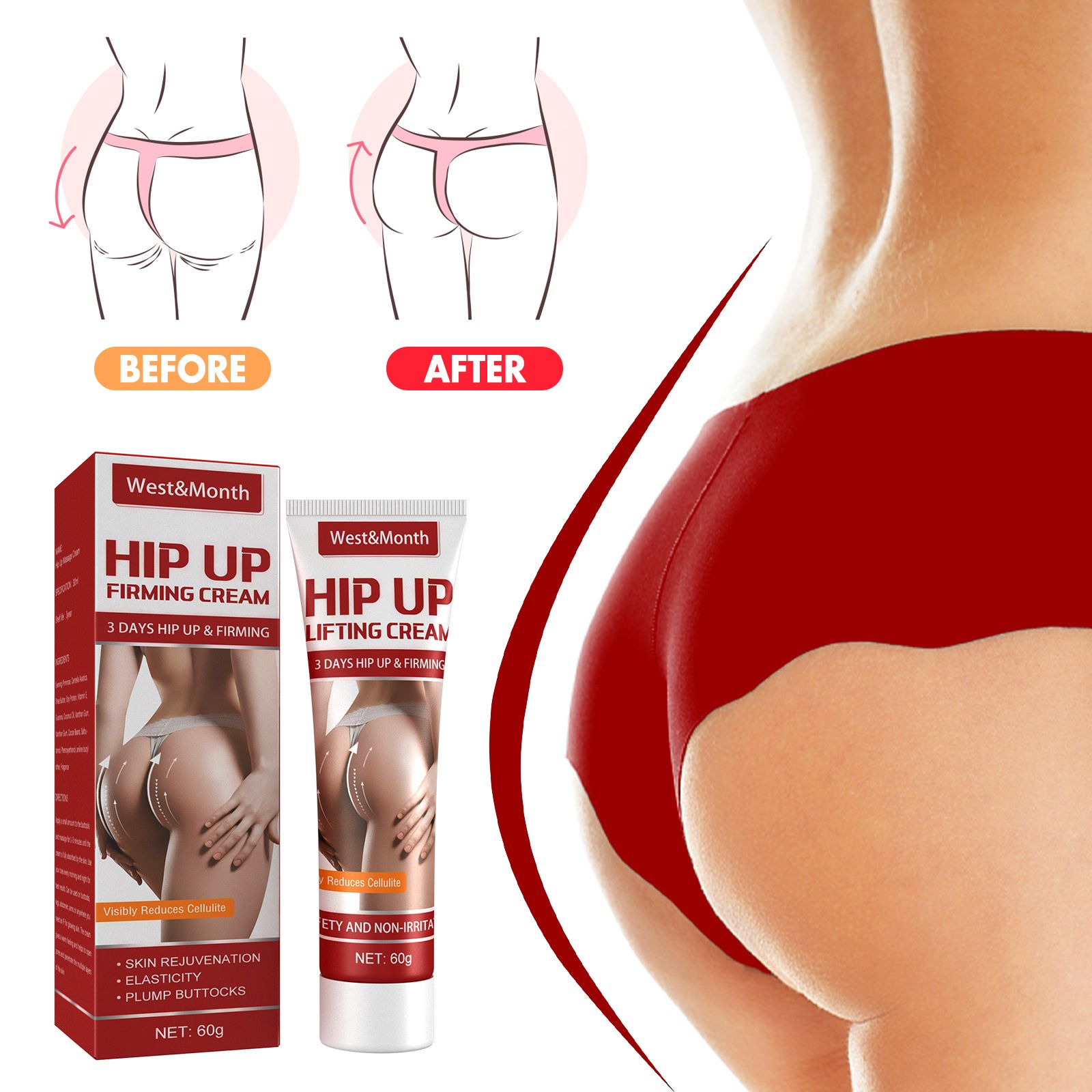 West&Month Hip Up Firming Cream 2