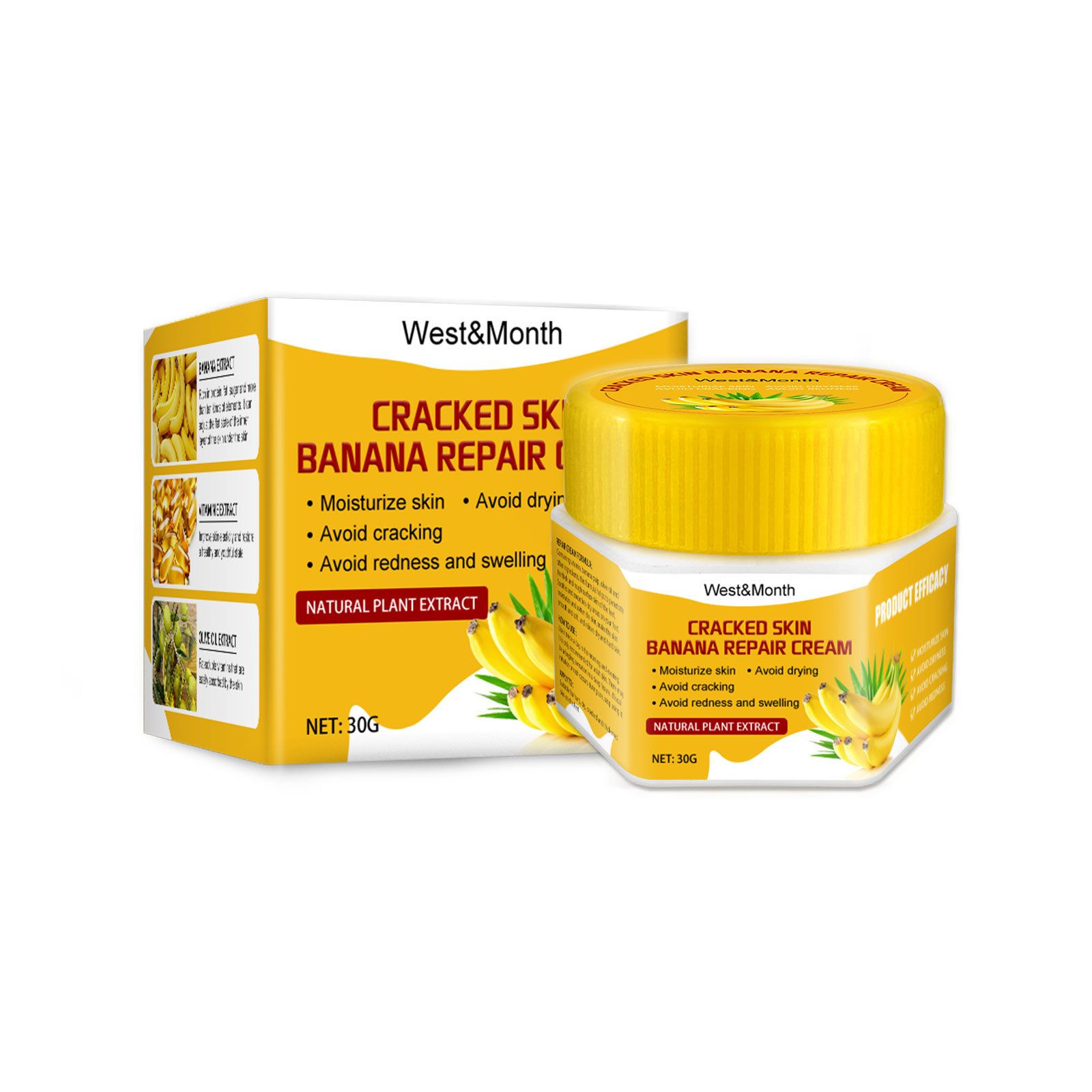 West&Month Banana Foot Crack Cream
