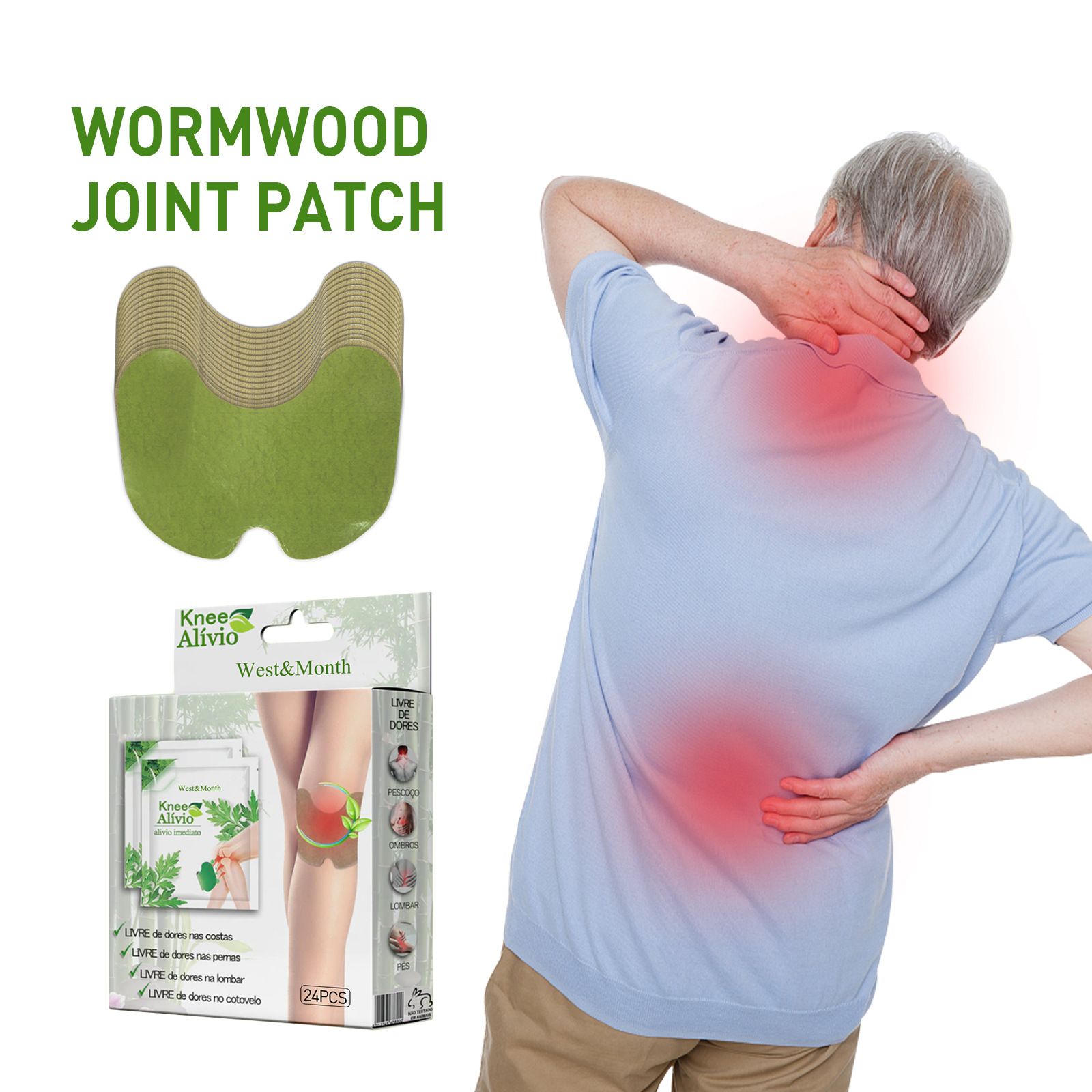 West&Month Knee Shoulder Neck Patch