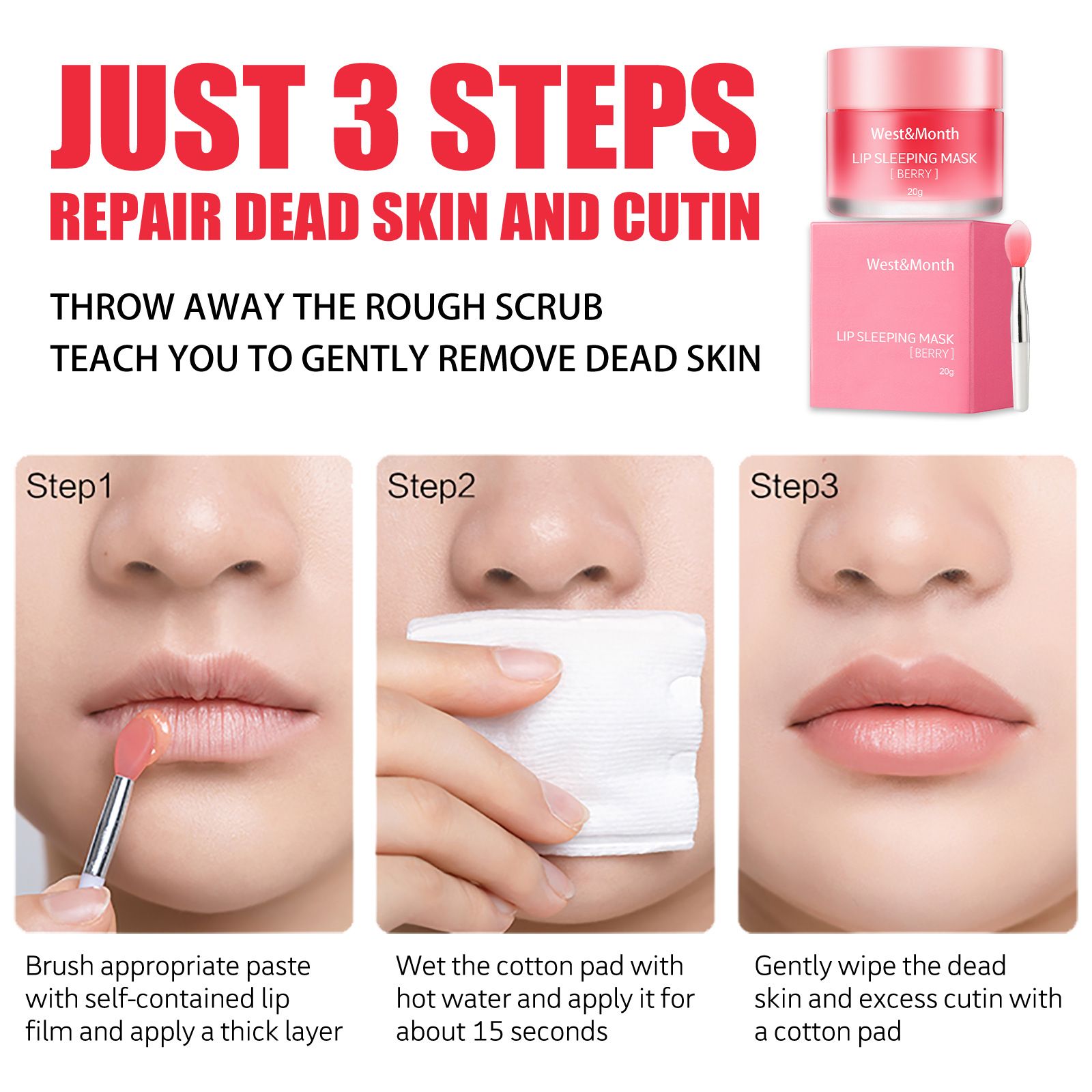 West&Month Lip Sleeping Mask 2