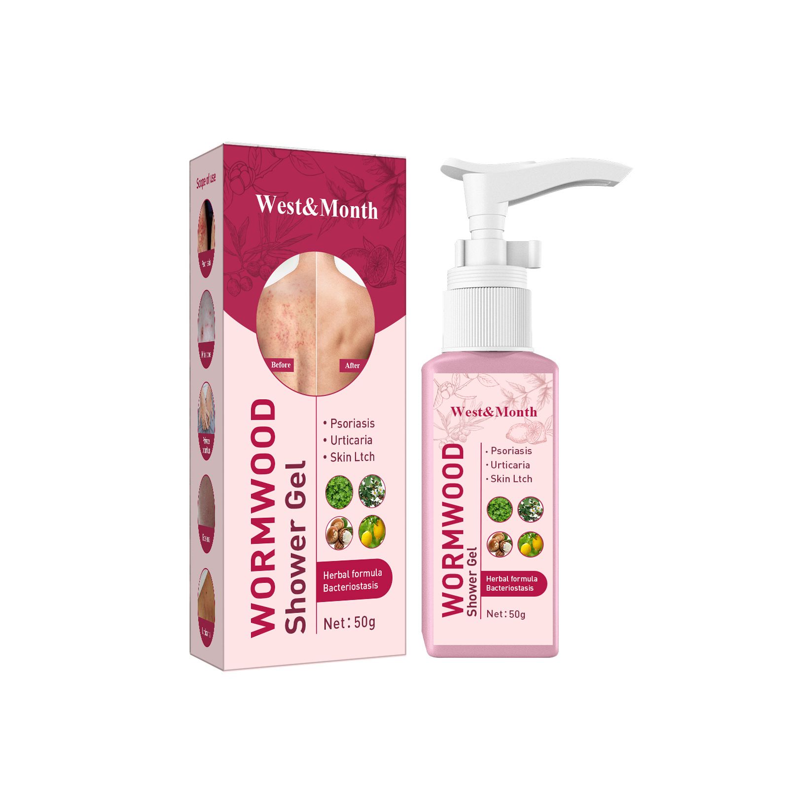 West&Month Wormwood Shower Gel image 1