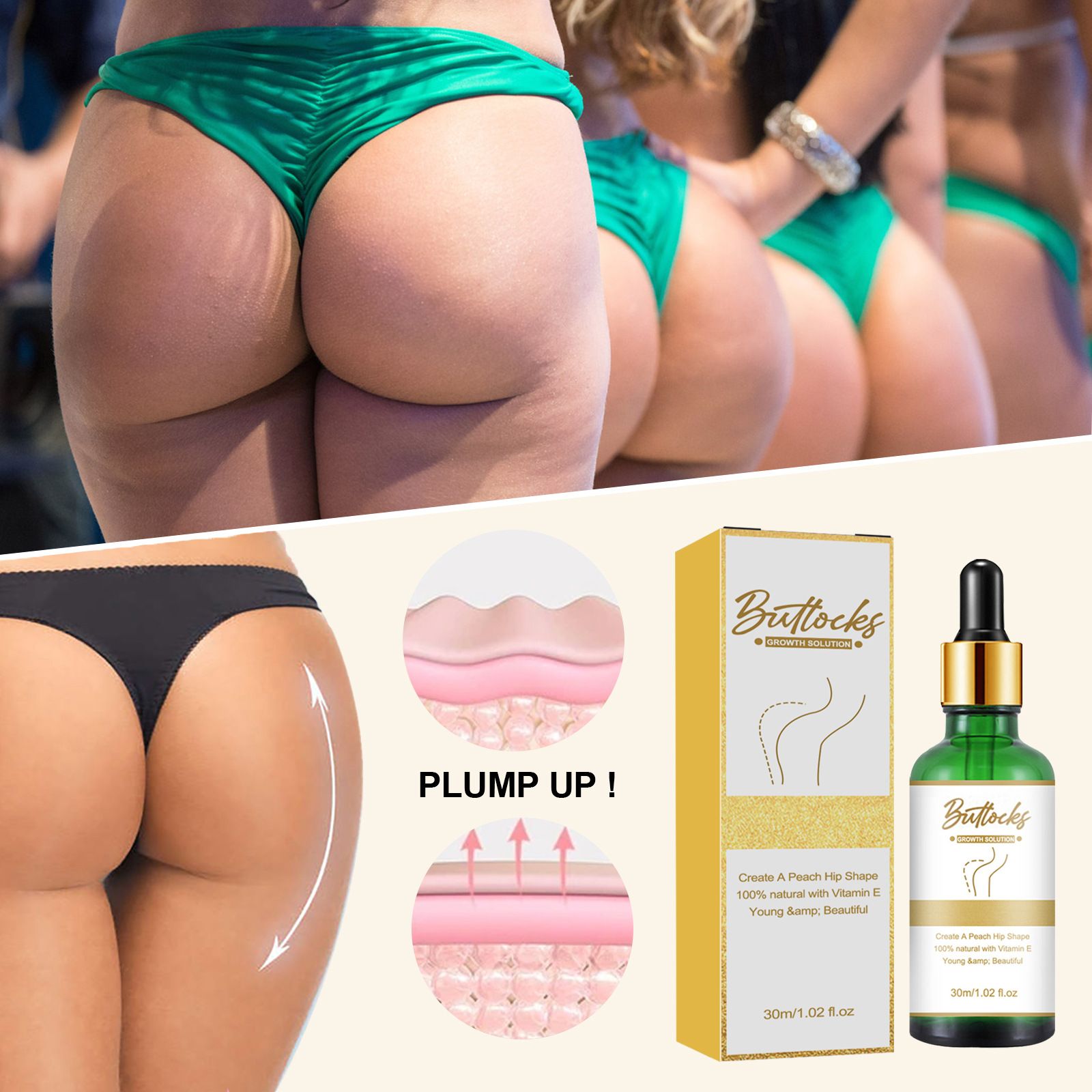 West&Month Hip Buttock Growth Essential Oil 4